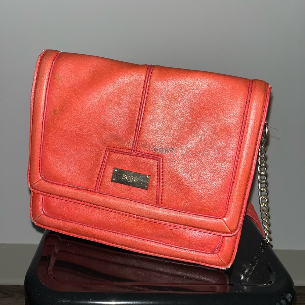 Orange Red BCBG Crossbody Bag